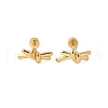 304 Stainless Steel Stud Earrings EJEW-Q028-03A-G-2