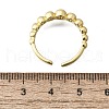 Brass Open Cuff Rings for Women RJEW-F179-04G-3