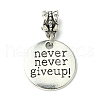 11Pcs 11 Styles Tibetan Style Alloy European Dangle Charms PALLOY-JF03058-3
