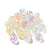 UV Plating Transparent Acrylic Beads OACR-Z013-17-1