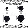 WADORN 25Pcs 4 Style 3D Computerized Embroidery Polyester Ornament Accessories DIY-WR0003-73A-2