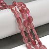 Natural Strawberry Quartz Beads Strands G-P544-D09-01-2