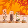   8 Sets 4 Style Glass Dome Cloche Cover AJEW-PH0004-30-2