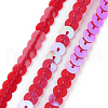 Eco-Friendly Plastic Paillette Beads PVC-Q092-6mm-P96-4