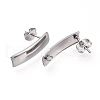 Non-Tarnish 304 Stainless Steel Stud Earring Findings STAS-L232-109P-2