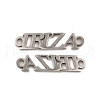 Non-Tarnish 201 Stainless Steel Connector Charms STAS-K251-078P-1