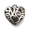 Retro 304 Stainless Steel Charms STAS-L284-18AS-01-1