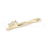 Brass Micro Pave Cubic Zirconia Pendants KK-M326-13A-G-2