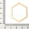 Brass Pendants KK-R223-22G-3