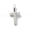 925 Sterling Silver with Cubic Zirconia Charms STER-Q004-01T-S-1