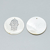 Freshwater Shell Pendants SHEL-Q016-012P-2