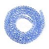 Electroplate Glass Beads Strands EGLA-A044-T2mm-B14-3