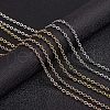 Unicraftale PVD Vacuum Plating Classic Plain 304 Stainless Steel Mens Womens Cable Chain for Necklace STAS-UN0005-34-2
