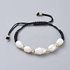 Braided Bead Bracelets BJEW-JB04820-01-1