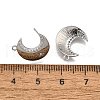 Brass Micro Pave Clear Cubic Zirconia Stud Earring Findings KK-G530-03P-3