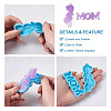 Boutigem 6Pcs 6 Style Mother's Day Theme DIY Pendants Silicone Molds DIY-BG0001-37-10