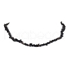 Natural Obsidian Chip Beaded Necklace NJEW-JN04616-12-1