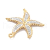 304 Stainless Steel Polymer Clay Rhinestone Pendants RESI-R155-012G-02-2