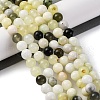 Natural New Jade Beads Strands G-F591-16-8MM-3