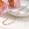 3.5MM 304 Stainless Steel Oval Link Chain Necklaces NJEW-T016-08G-3