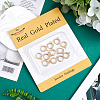Beebeecraft 14Pcs Brass Hoop Earrings KK-BBC0014-51-6