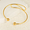 Exaggerated 304 Stainless Steel Open Cuff Bangles PA0789-2-1