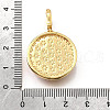 Brass Micro Pave Cubic Zirconia & Enamel Pendants KK-R222-11G-01-3