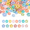Beadthoven 120Pcs 15 Style Transparent & Opaque Acrylic Bead Frames OACR-BT0001-03-2
