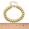 304 Stainless Steel Rectangle Link Chain Braceletes for Women BJEW-R022-01G-5