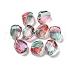 Baking Paint Transparent Glass Beads X1-DGLA-C004-01D-1