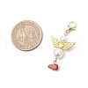 Angel Shell Pearl Pendant Decoration HJEW-JM03440-3