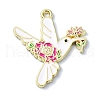 Alloy Enamel Pendants FIND-Q102-07C-1