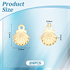 Unicraftale 200Pcs 304 Stainless Steel Charms STAS-UN0056-18-3