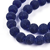 Transparent Glass Beads Strands GLAA-T032-T10mm-MD15-3