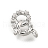 Brass Micro Pave Cubic Zirconia Pendants KK-Q097-05B-P-2