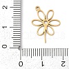5Pcs 201 Stainless Steel Pendants STAS-K299-02B-G-3