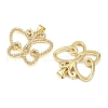 Brass Micro Pave Cubic Zirconia Pendants KK-S526-54G-2