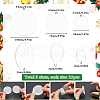 SUNNYCLUE 30Pcs 3 Styles Christmas Acrylic Big Pendants FIND-SC0011-42-2