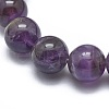 Natural Amethyst Bead Stretch Bracelets BJEW-K212-A-034-3