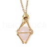 3Pcs 3 Sizes 304 Stainless Steel Macrame Pouch Empty Stone Holder Necklace Making NJEW-JN05237-7