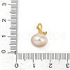 Plastic Pearl Pendants KK-G526-14G-3
