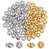   100Pcs 2 Colors Brass Beads FIND-PH0021-71B-1