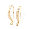 Rack Plating Eco-friendly Brass Earring Hooks KK-D075-11G-RS-1
