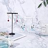 3 Pcs T Bar Iron Earring Displays Sets EDIS-FG0001-11-8