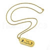 Constellation 304 Stainless Steel Micro Pave Clear Cubic Zirconia Wheat Chain Pendant Necklaces for Women Men NJEW-U007-01F-2