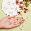 15Pcs 15 Styles 201 Stainless Steel Pendants STAS-CJ0001-188-4