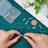 SUPERFINDINGS 24Sets 3 Styles Eco-Friendly Brass Watch Band Clasps KK-FH0007-27-4