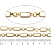 Ion Plating(IP) 304 Stainless Steel Oval Link Chains CHS-G039-14G-2