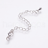 Long-Lasting Plated Brass Chain Extender KK-F711-10P-1