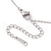 12Pcs 12 Styles Nuggets Natural & Synthetic Mixed Stone Pendant Necklace Sets NJEW-JN04887-6